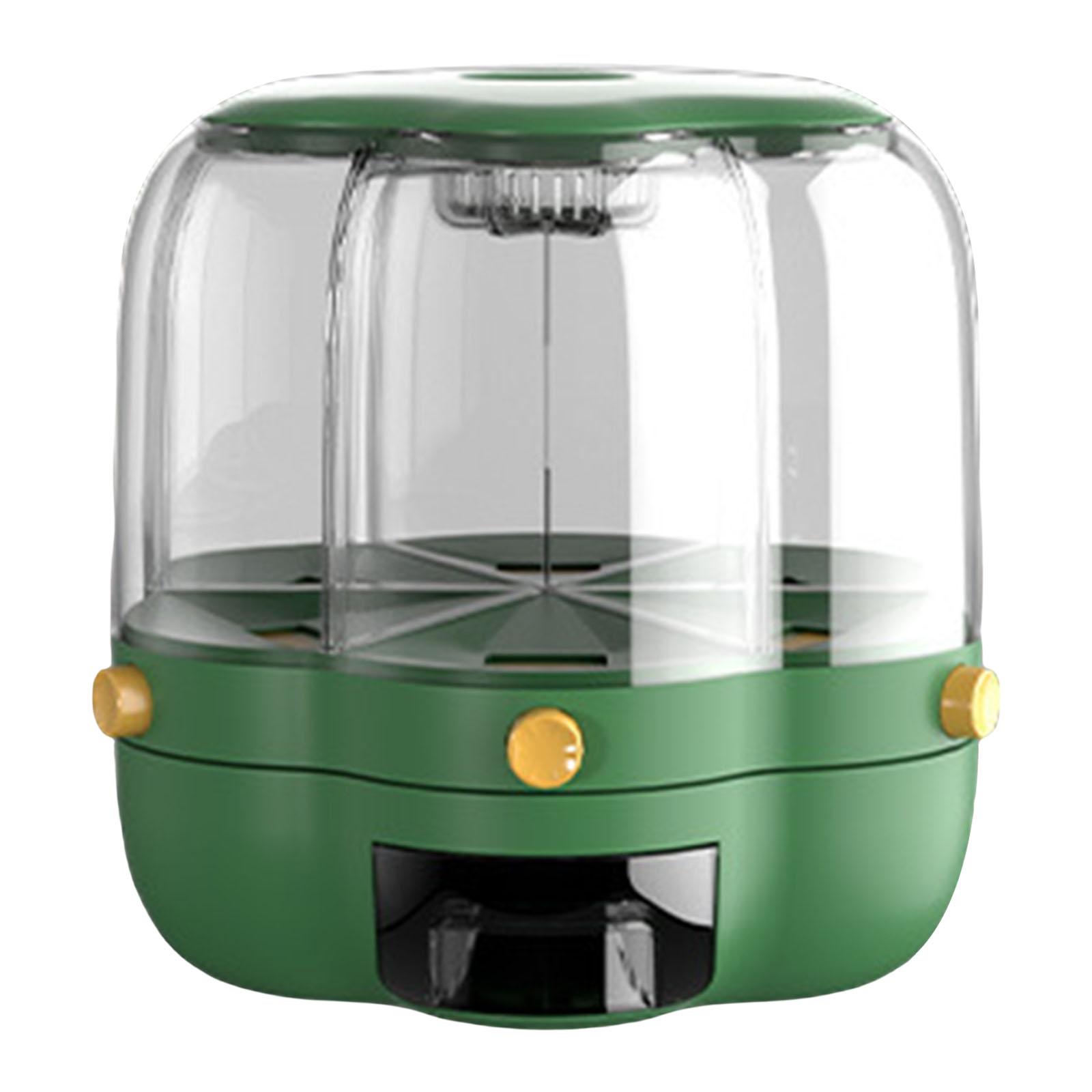 Kitchen Baking Organization - Dispensador Giratorio de Cereales, Contenedor de