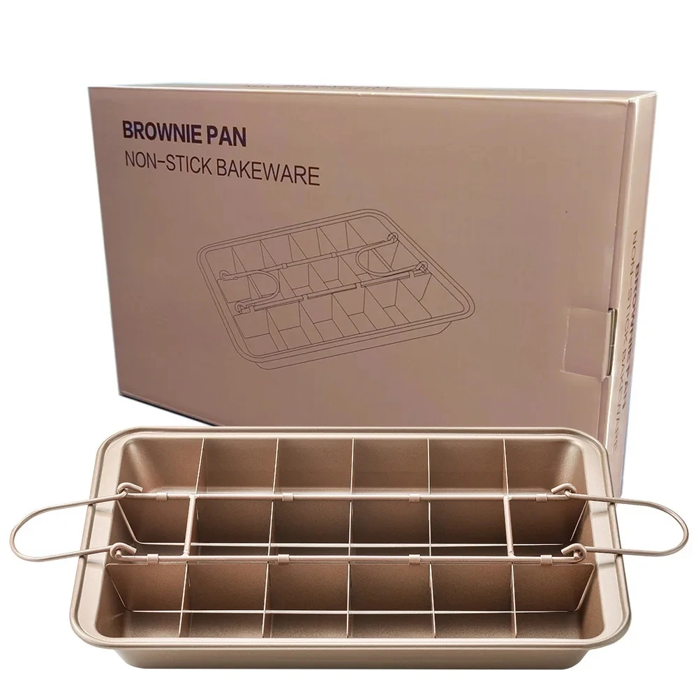 Baking In Kitchen - Platos para hornear antiadherentes, molde cuadrado
