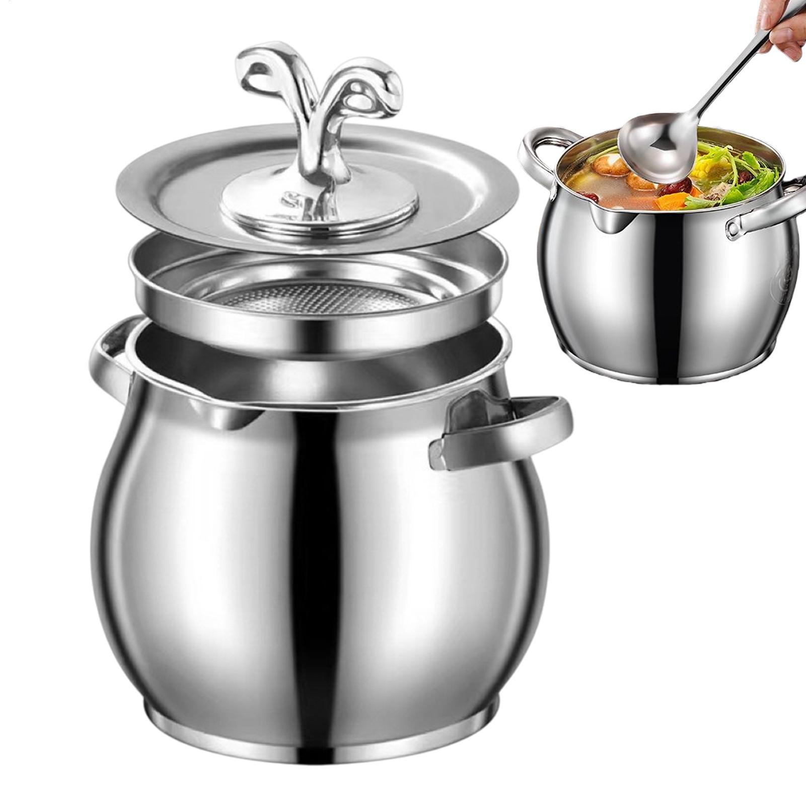Kitchen Baking Canisters - Contenedor de Grasa de Acero Inoxidable,
