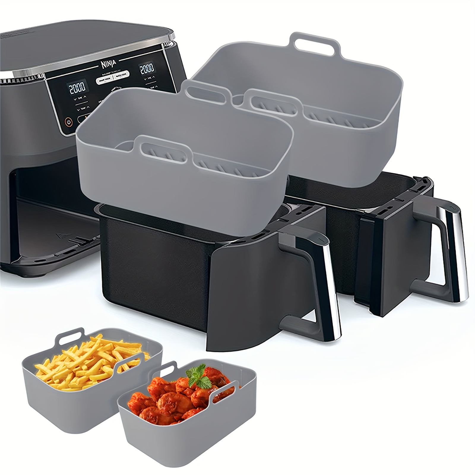 Kitchen Baking Tray - Bandeja de silicona para freidora de