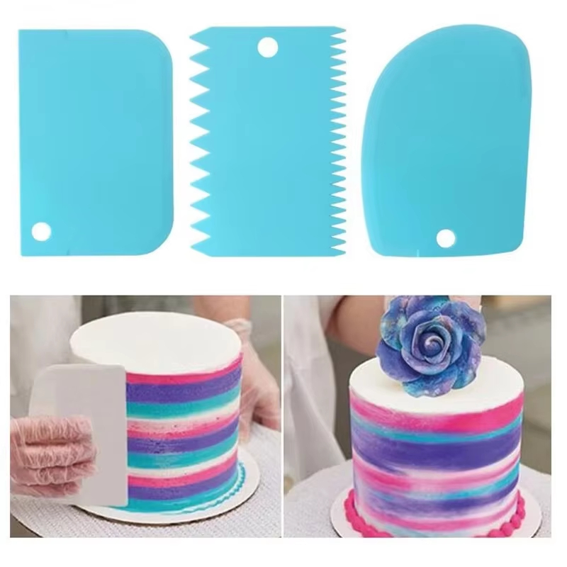 Kitchen Baking Tools - Juego de 3 Espátulas para Crema,