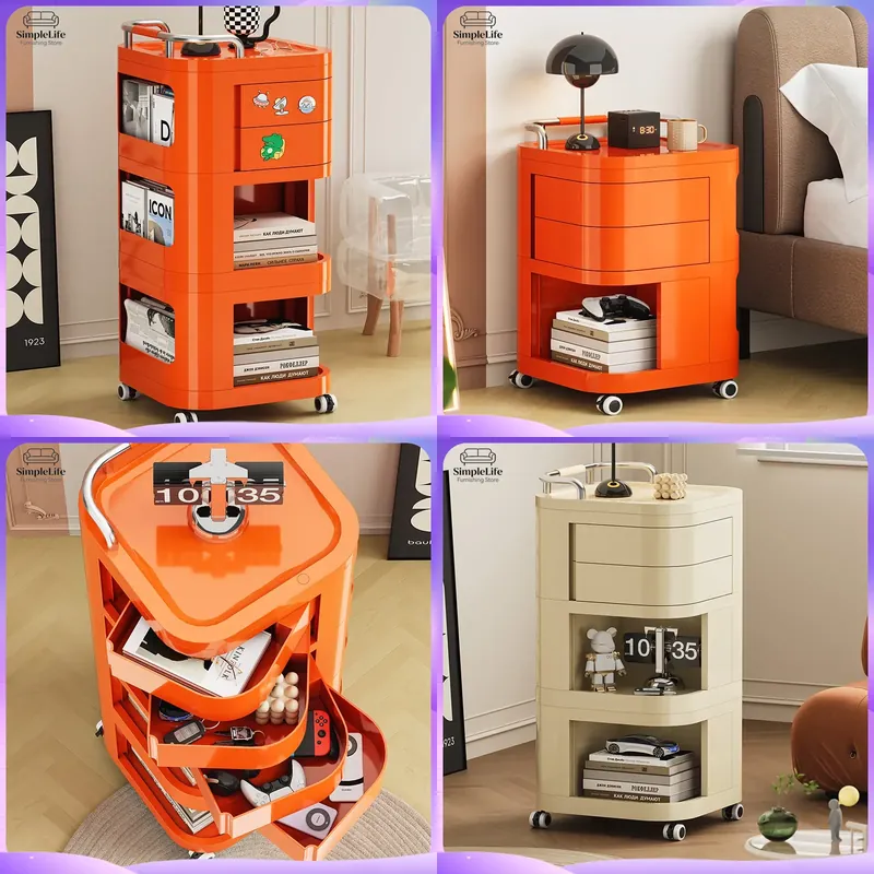 Kitchen Baking Cart - Carrito de Cocina con Ruedas, Carro