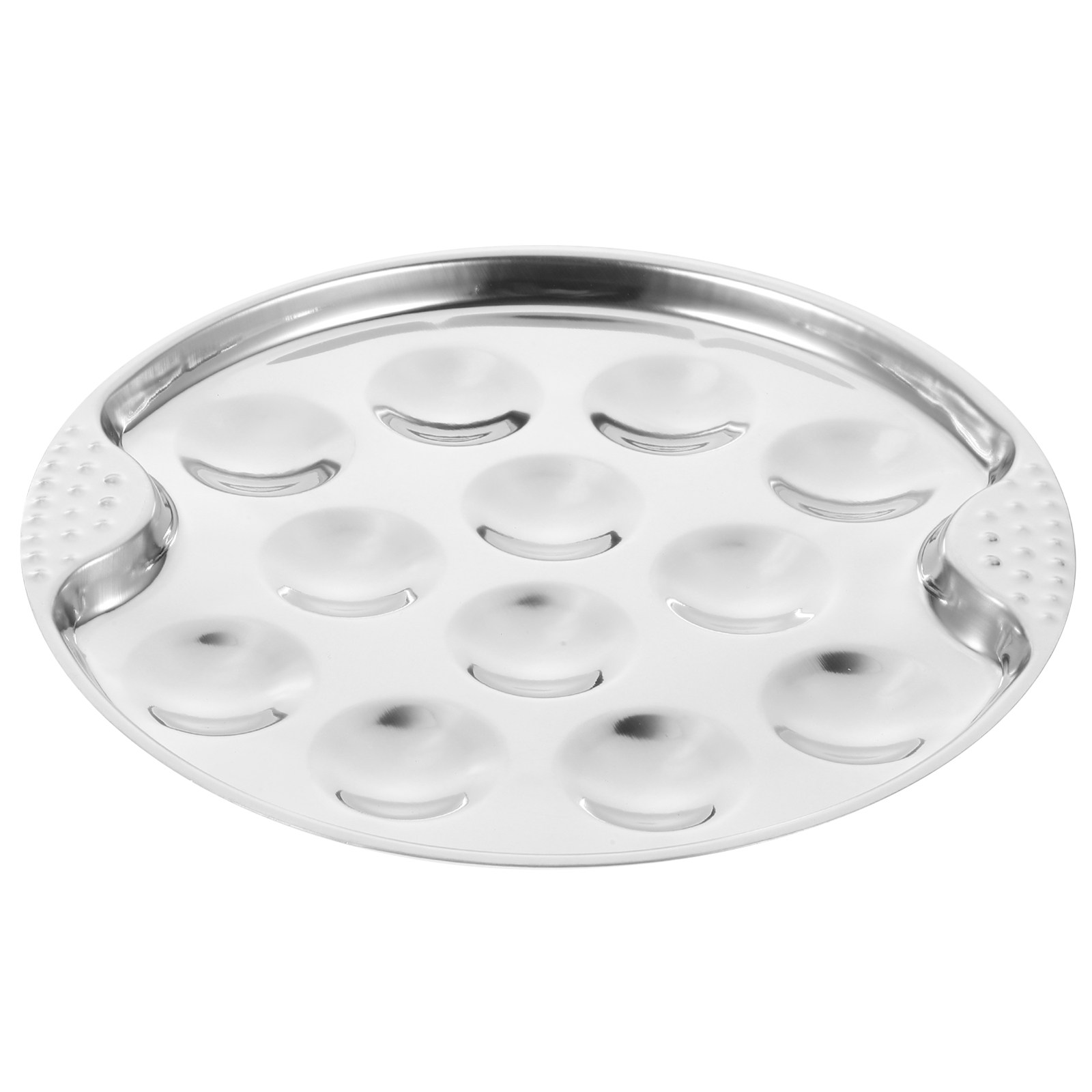 Kitchen Baking Dishes - Plato para escargots de acero inoxidable