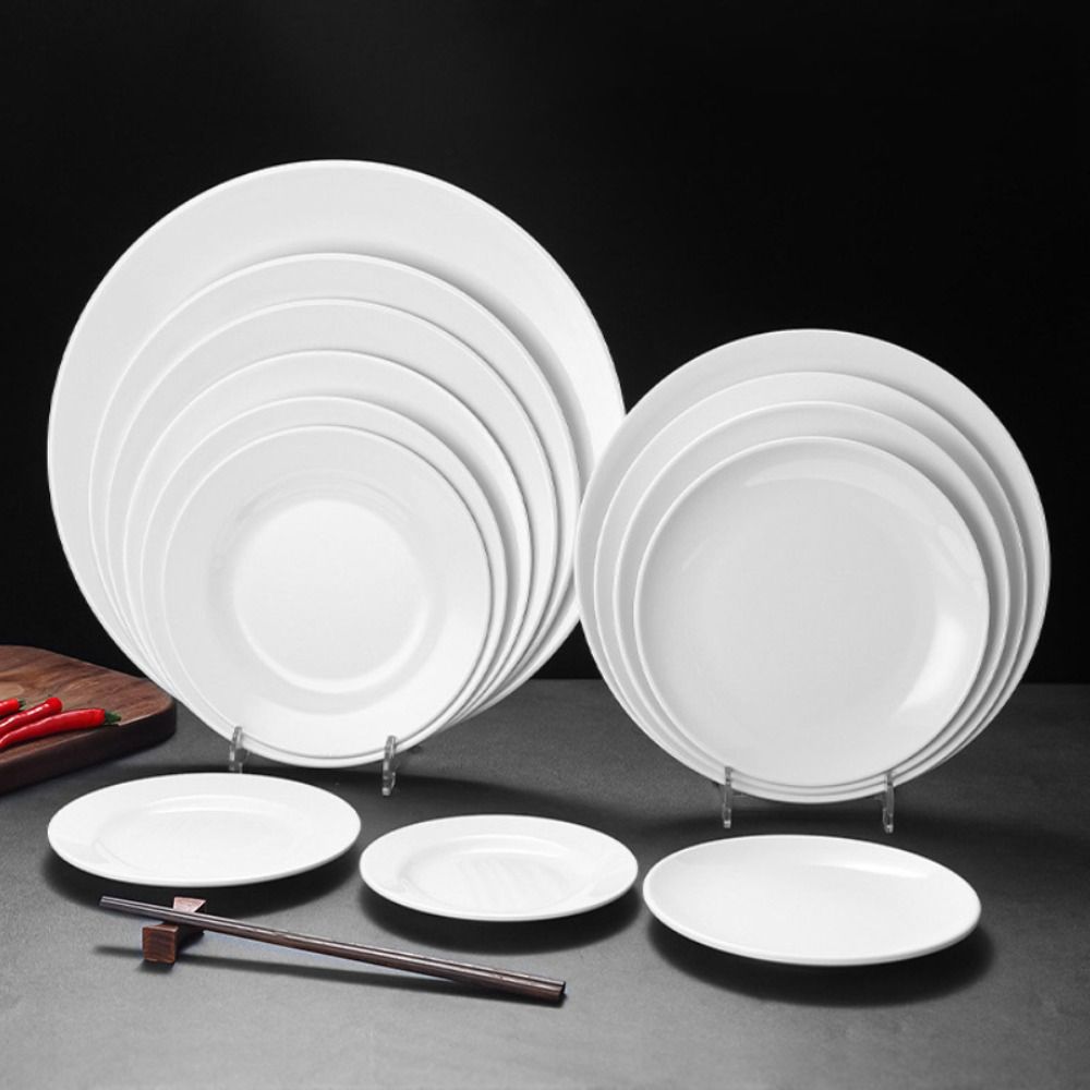 Cake Board Round - Plato blanco redondo de melamina para