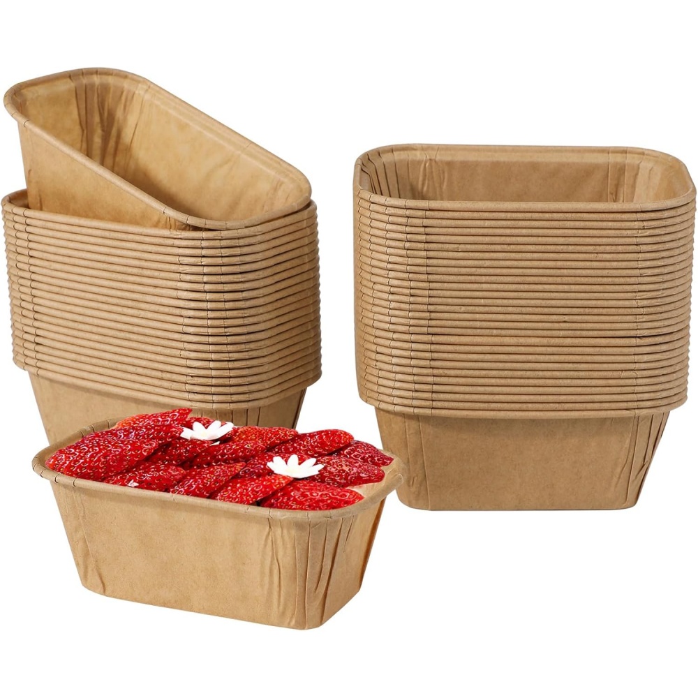 Kitchen Baking Dishes - 50 moldes desechables para pasteles, mini