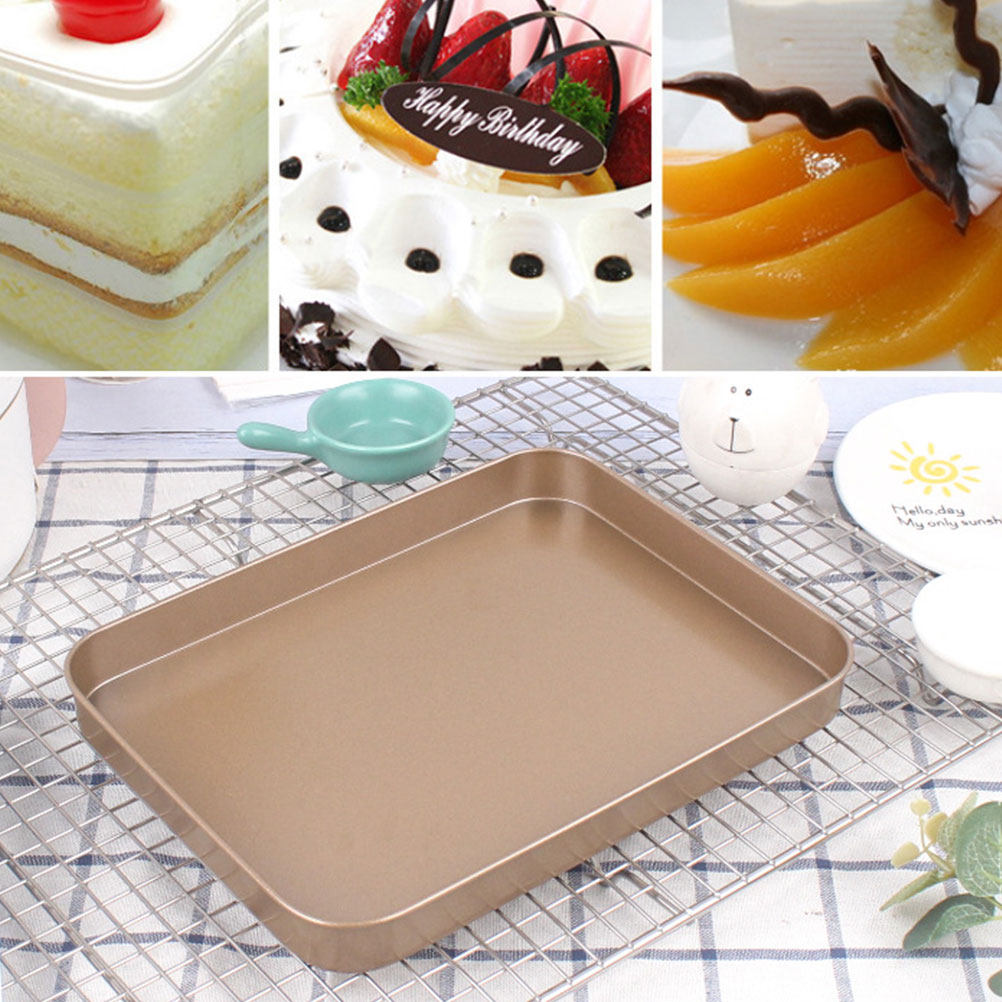 Kitchen Baking Tray - Molde Rectangular para Pastel de Acero
