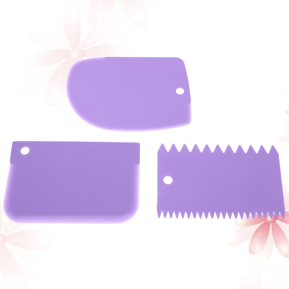 Dough Scraper Curved - Juego de 3 Raspadores de Masa