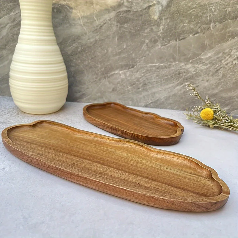 Kitchen Baking Dishes - Bandeja de madera para té y