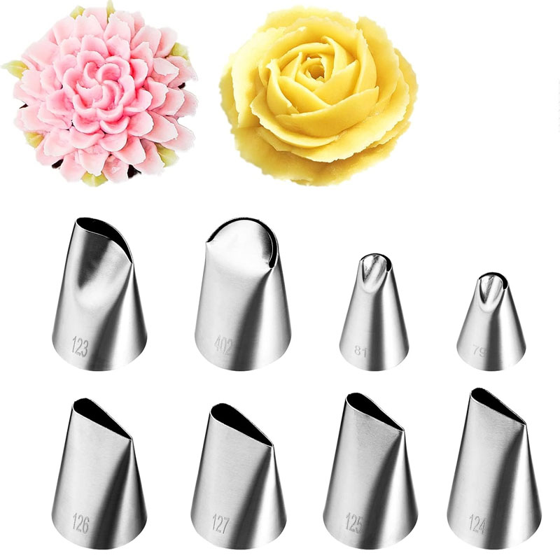 Juego de boquillas de rosa de  - Decorating Tip Set reseña y precio