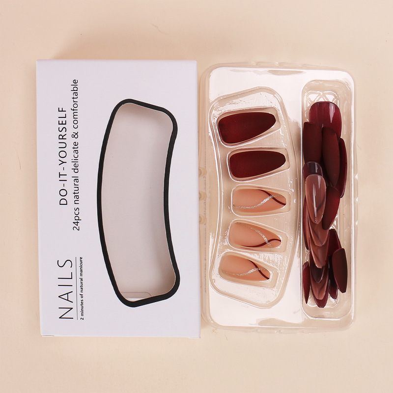24 Uds. De uñas postizas adhes - Decorating Tip Set reseña y precio