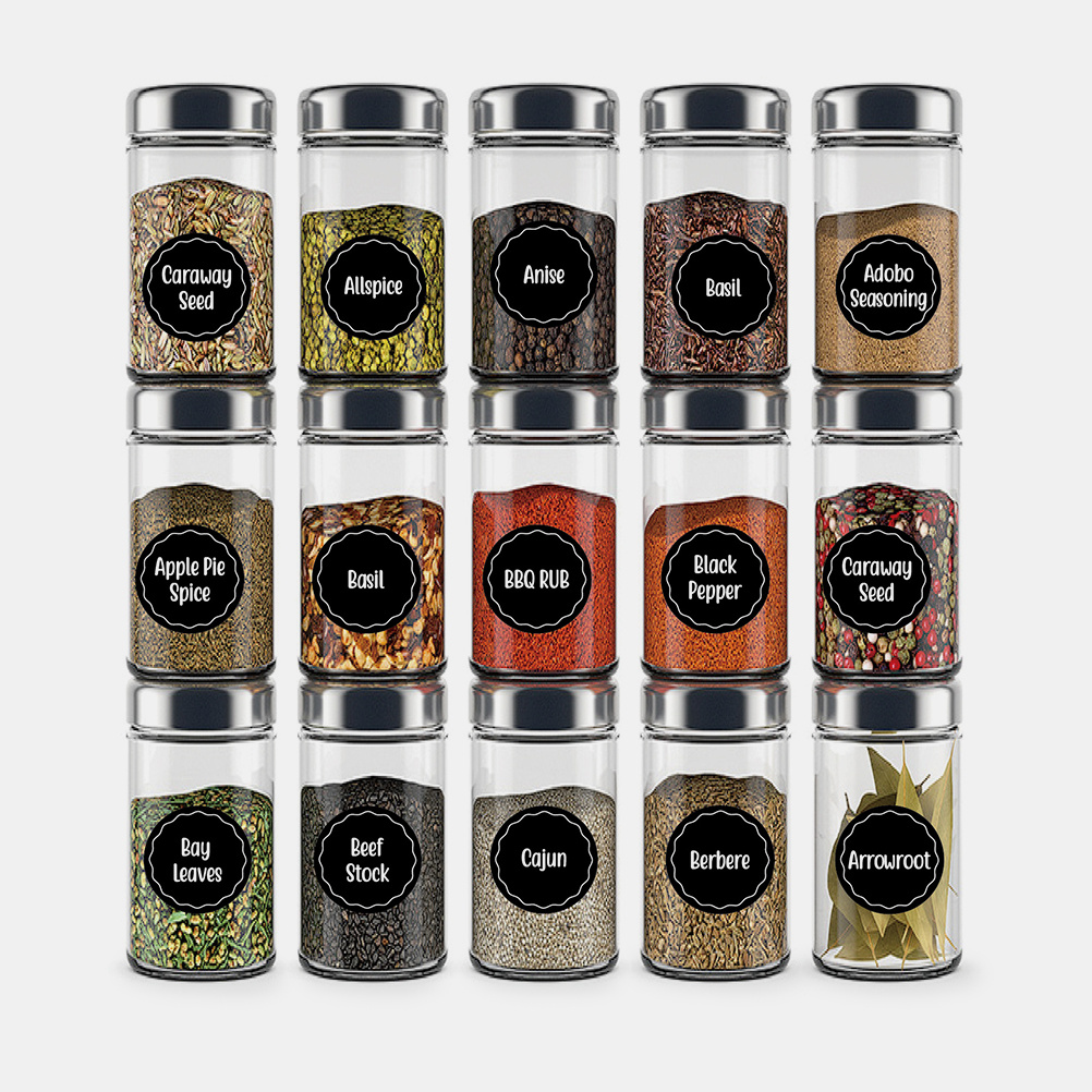 144 Uds. Etiquetas adhesivas r - Kitchen Baking Organization reseña y precio