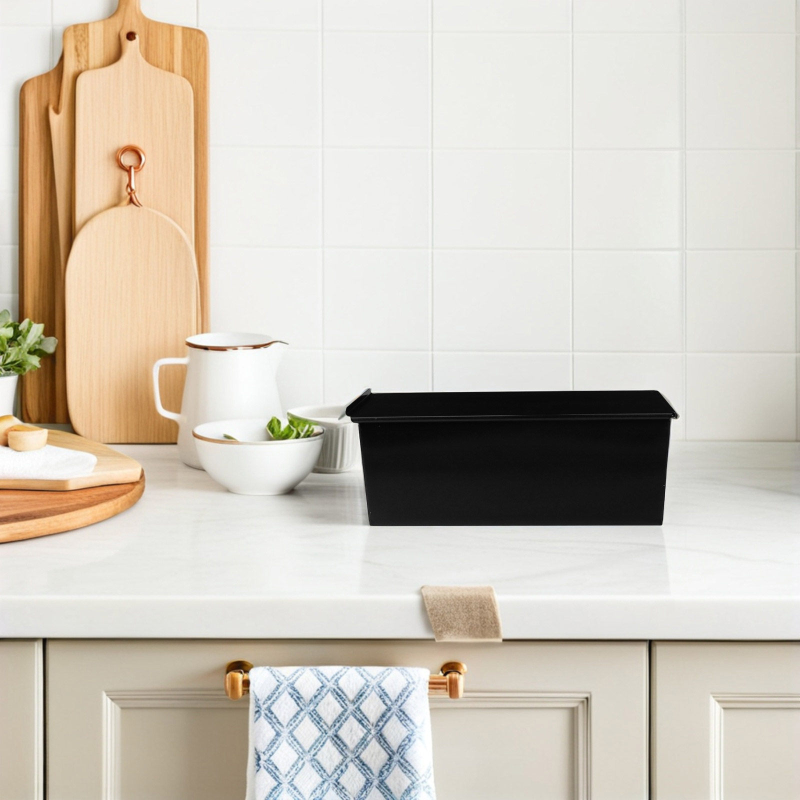 Molde para Pan Cuadrado con Ta - Kitchen Baking Pans reseña y precio