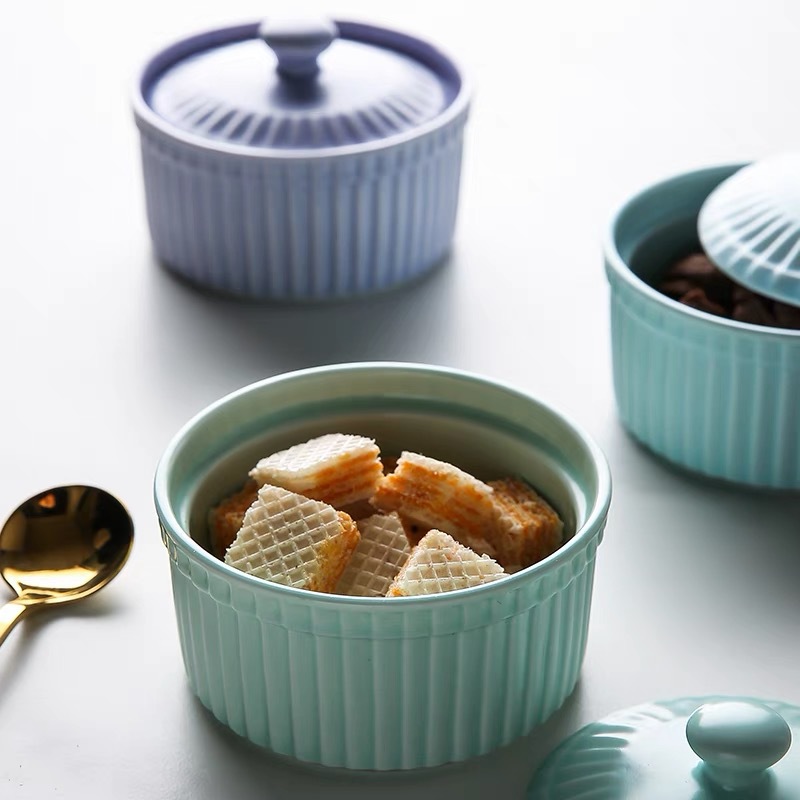 Tazón de Cerámica con Tapa, Ap - Kitchen Baking Dishes reseña y precio