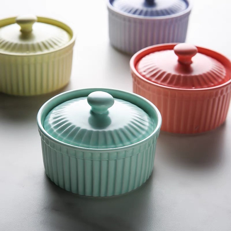 Tazón de Cerámica con Tapa, Ap - Kitchen Baking Dishes reseña y precio