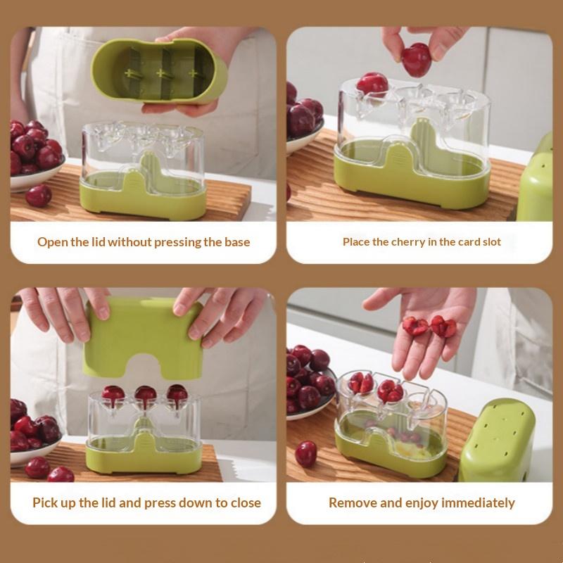 Descorazonador de cerezas y ac - Kitchen Baking Tools reseña y precio