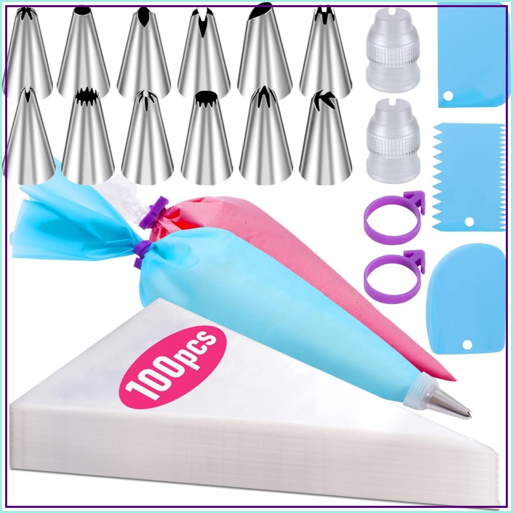 100 Bolsas de Repostería Desec - Decorating Tip Set reseña y precio