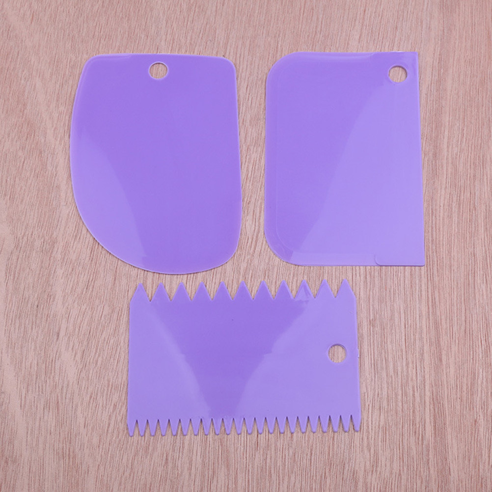 Juego de 3 Raspadores de Masa  - Dough Scraper Curved reseña y precio