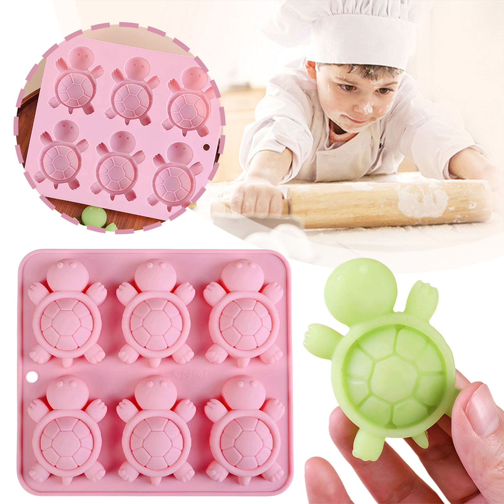 Tortugas Bandeja de hielo Tort - Kitchen Baking Tray reseña y precio