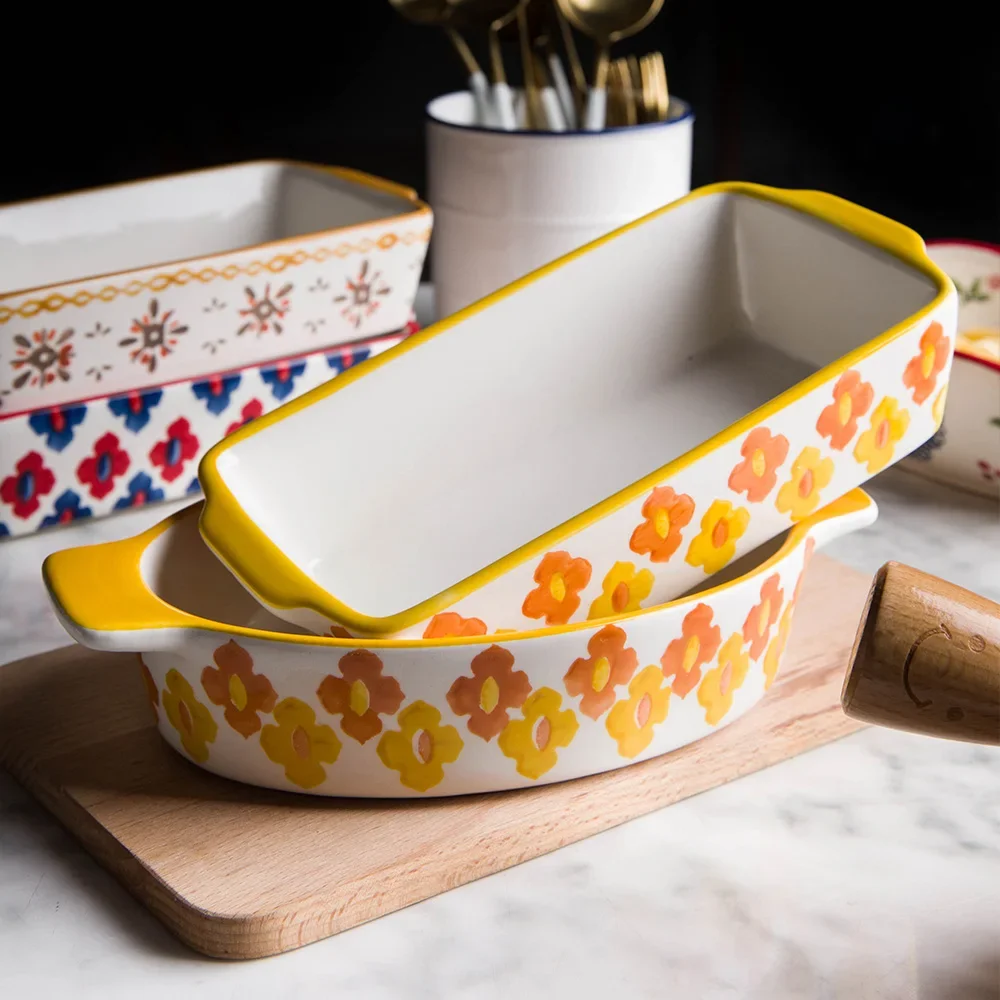 Plato de cerámica para hornear - Kitchen Baking Dishes reseña y precio