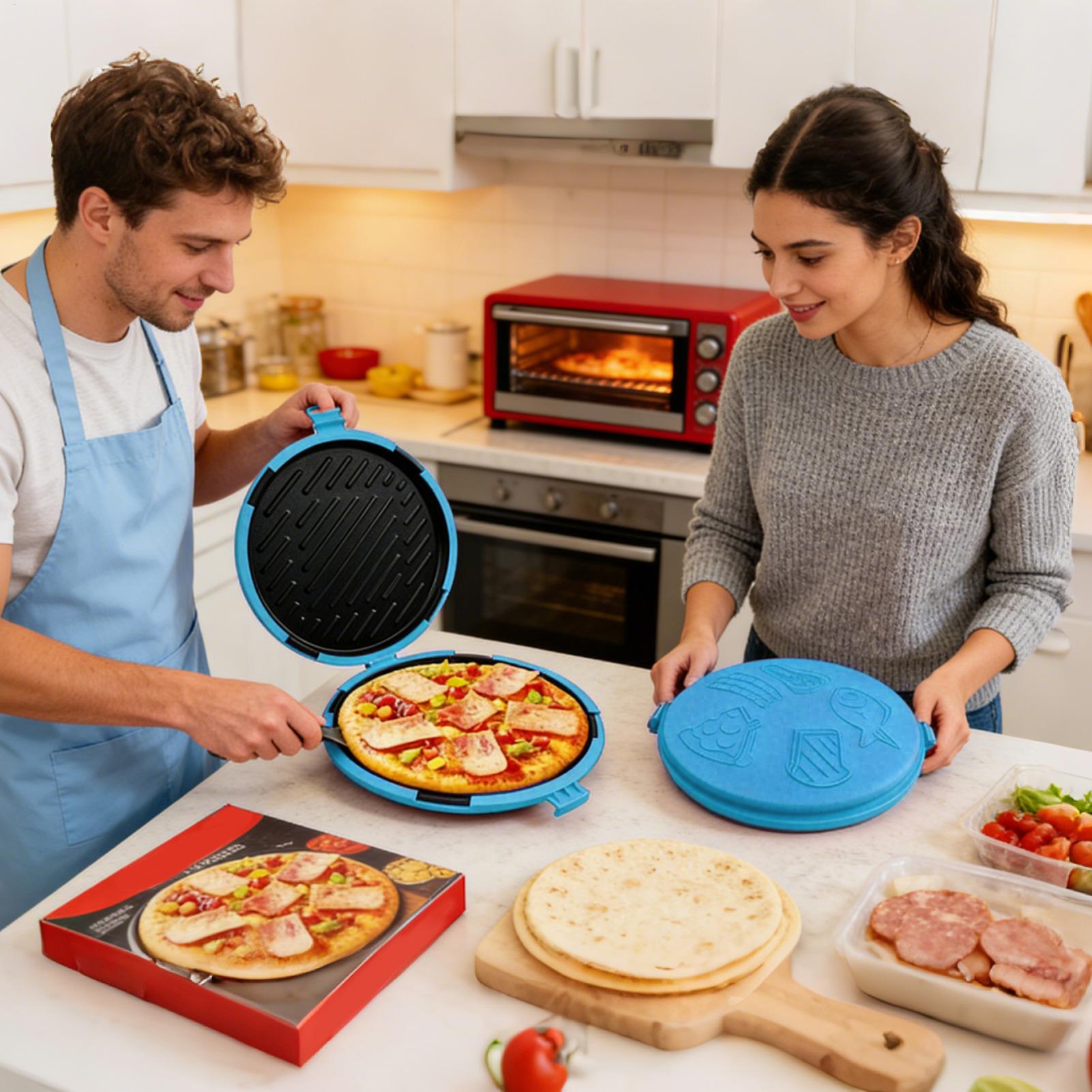 Bandeja para Pizza de Calentam - Kitchen Baking Tray reseña y precio