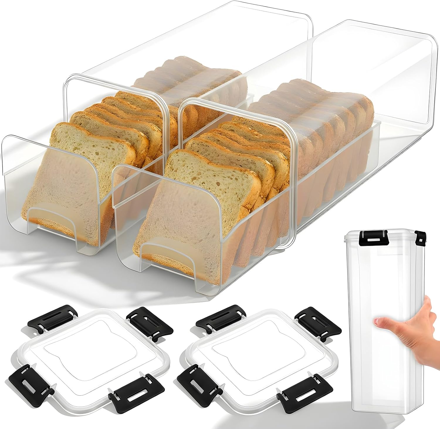 Contenedor para Guardar Pan co - Kitchen Baking Tray reseña y precio