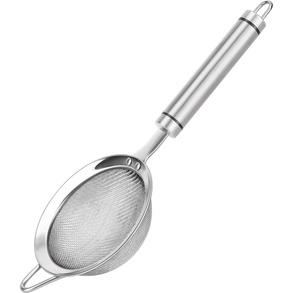 Colador de cocina de malla fin - Baking In Kitchen reseña y precio