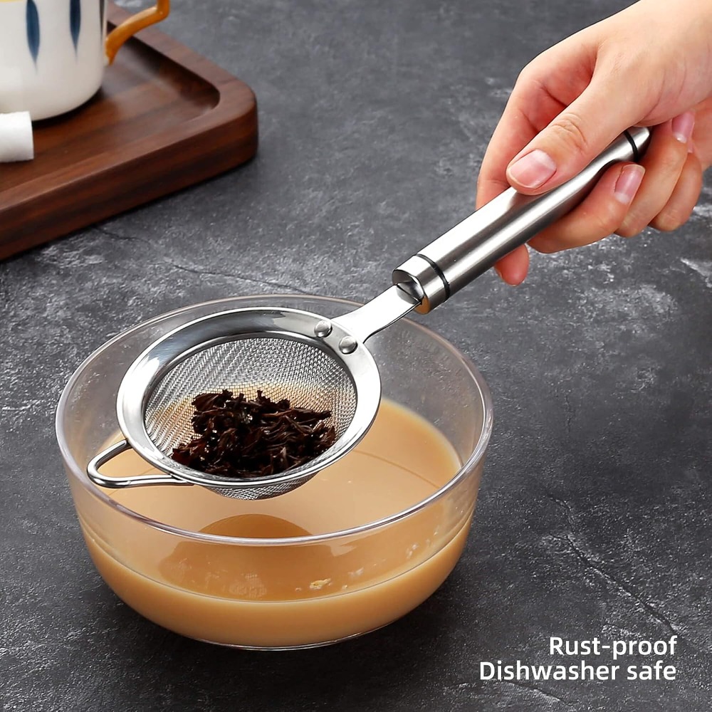 Colador de cocina de malla fin - Baking In Kitchen reseña y precio