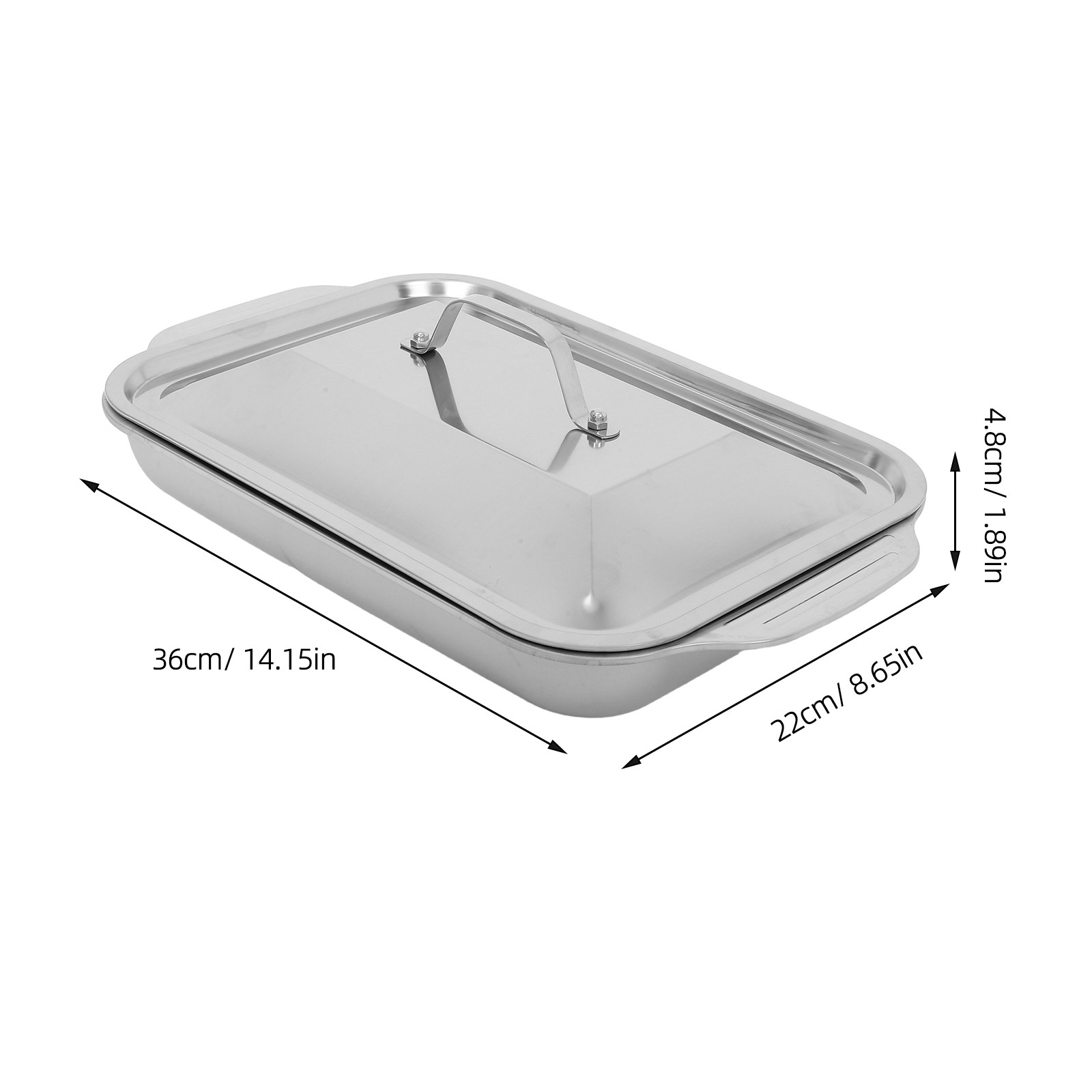 Bandeja Rectangular de Acero I - Kitchen Baking Dishes reseña y precio