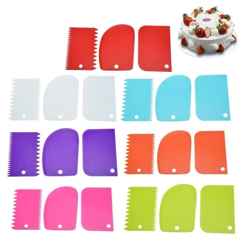 Juego de 3 Espátulas para Crem - Kitchen Baking Tools reseña y precio