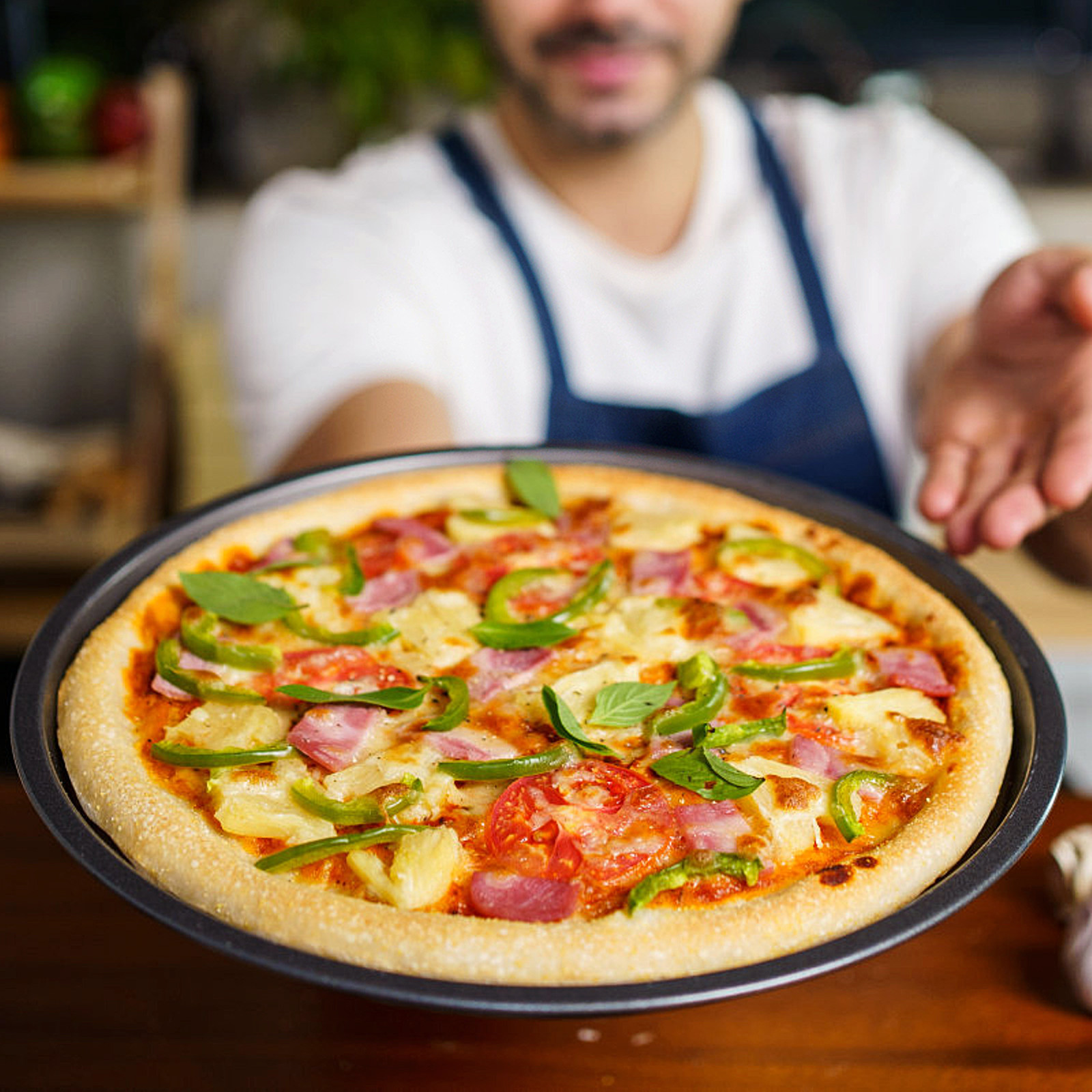 Molde Redondo para Pizza de Ac - Kitchen Baking Tray reseña y precio