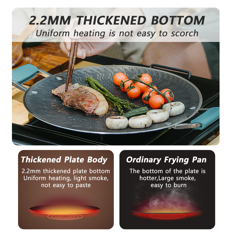 Naturehike-sartén para barbaco - Kitchen Baking Appliances reseña y precio