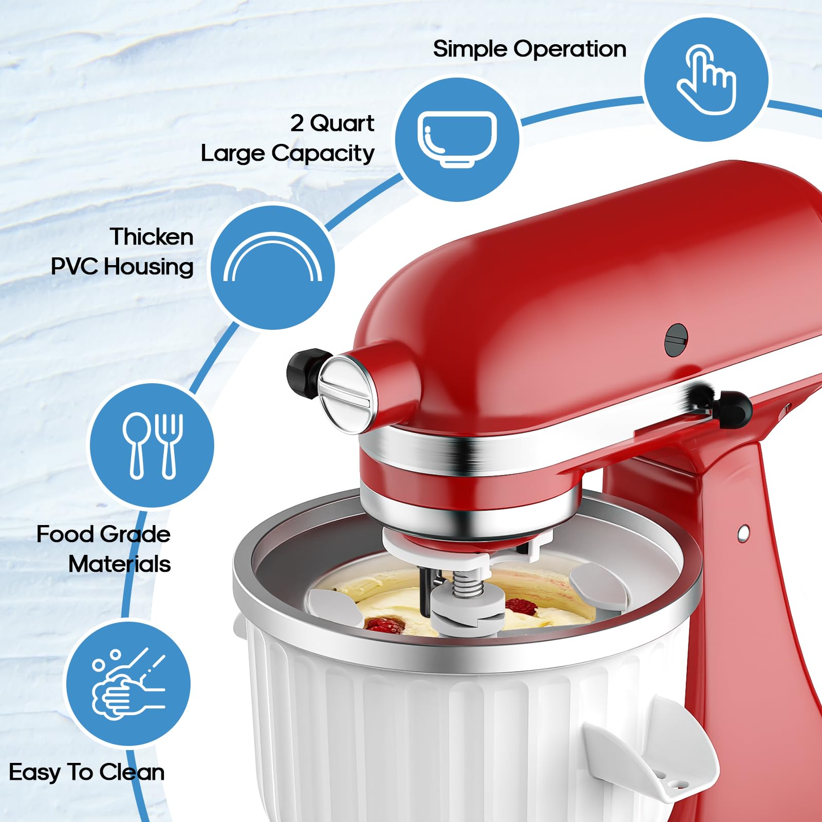 Accesorio para Hacer Helados d - Kitchen Baking Appliances reseña y precio