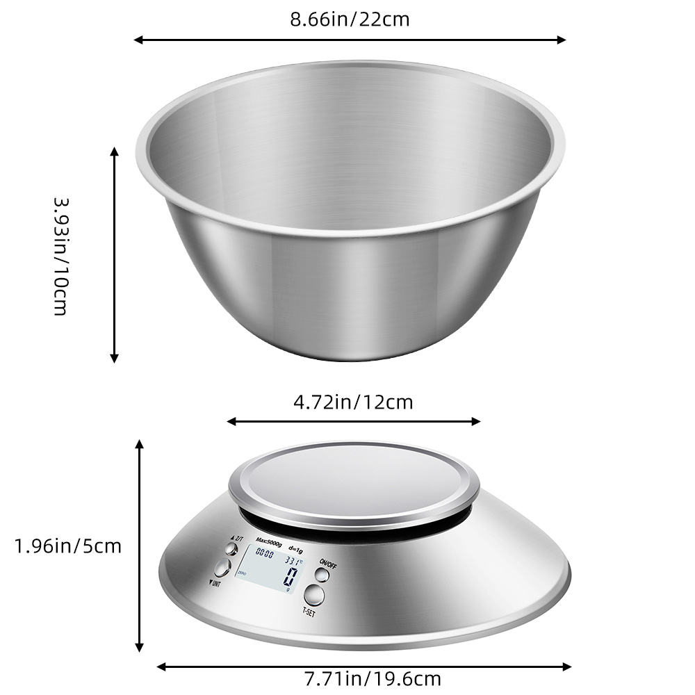 Báscula digital de cocina en g - Baking In Kitchen reseña y precio
