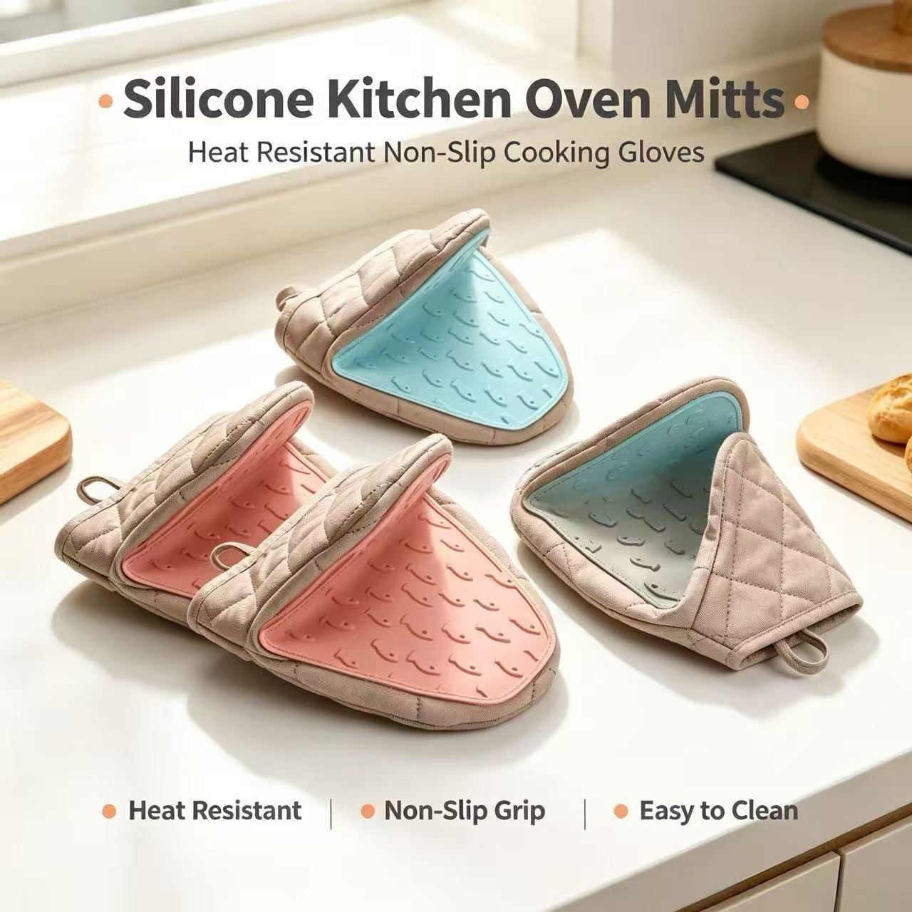 Guantes de silicona con forma  - Kitchen Baking Dishes reseña y precio