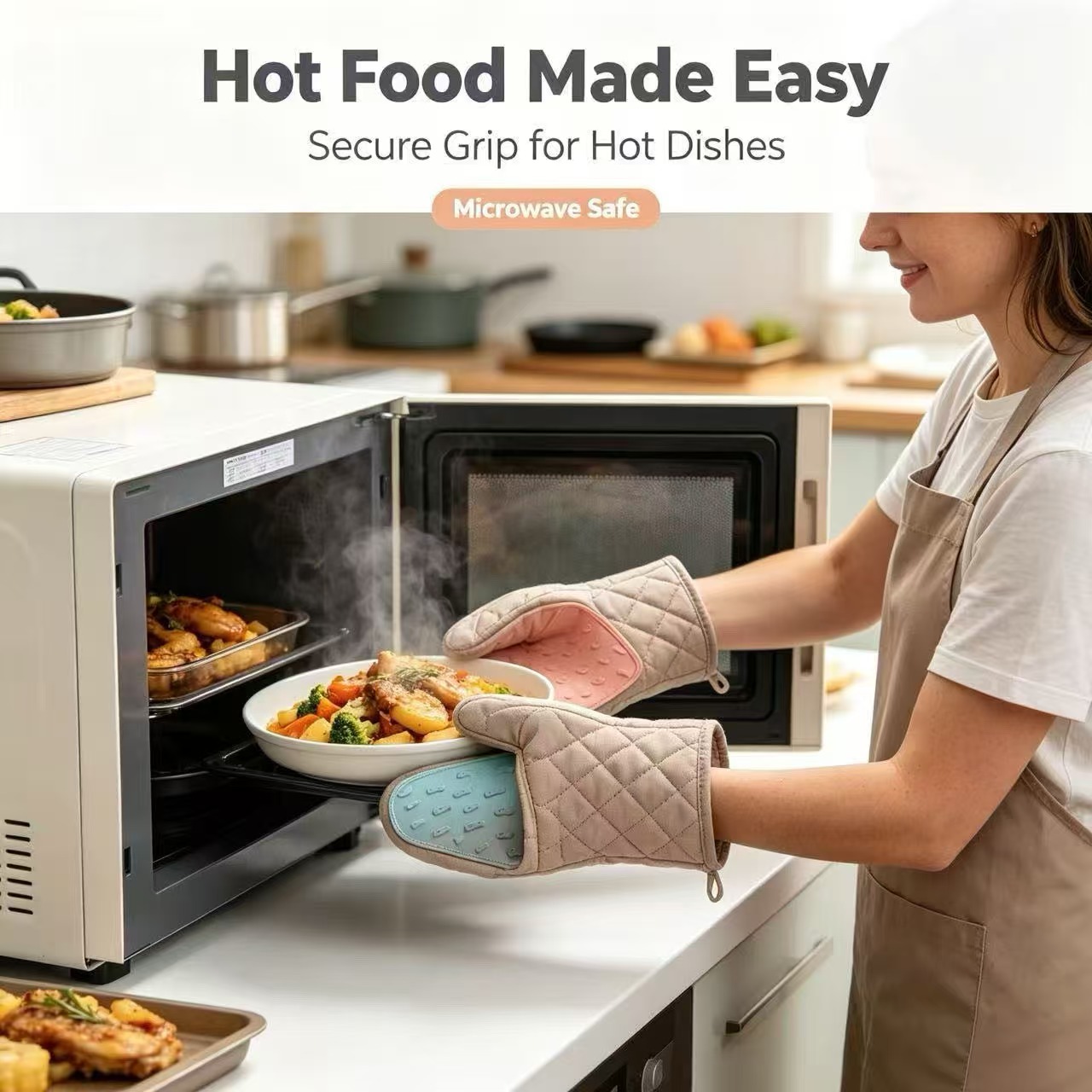 Guantes de silicona con forma  - Kitchen Baking Dishes reseña y precio