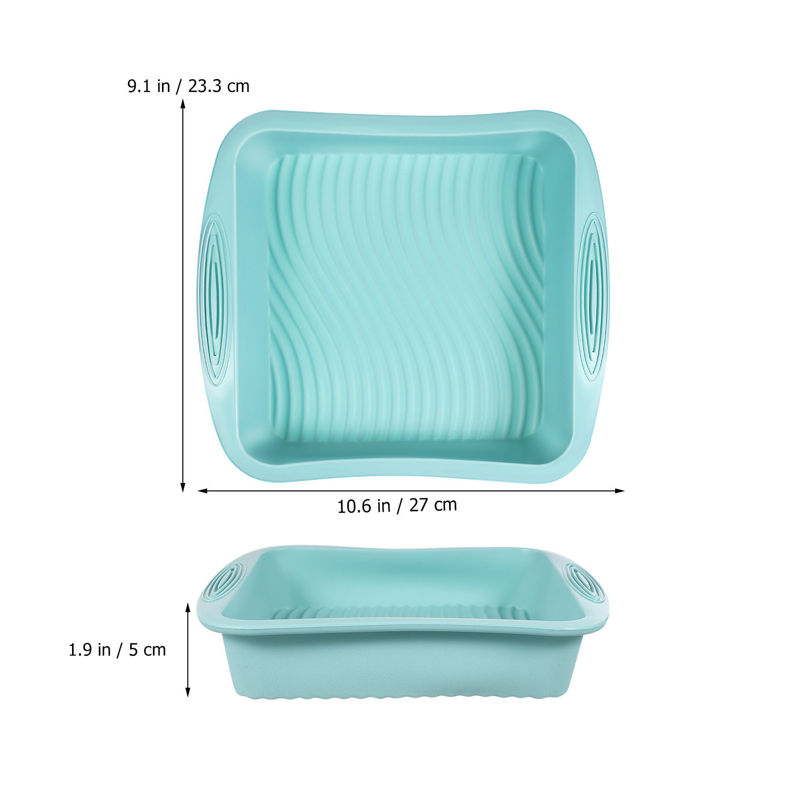 Molde Cuadrado de Silicona par - Kitchen Baking Tray reseña y precio