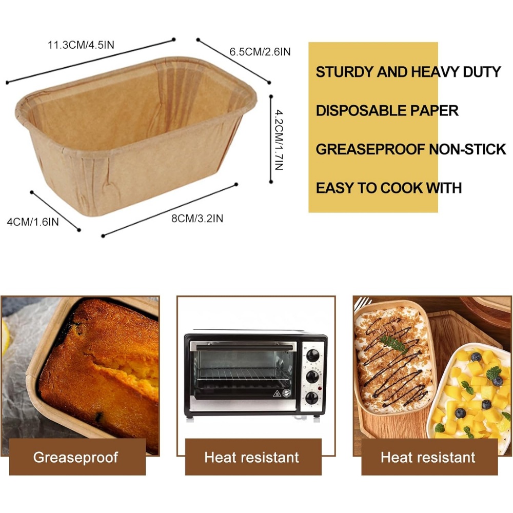 50 moldes desechables para pas - Kitchen Baking Dishes reseña y precio