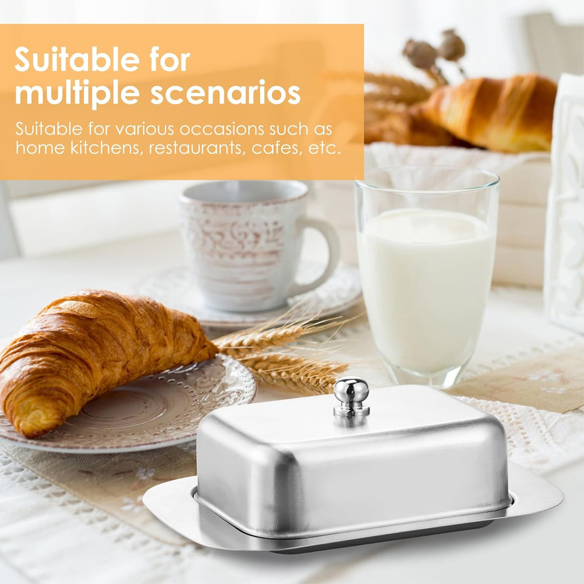 1 unidad de mantequillera de a - Kitchen Baking Dishes reseña y precio