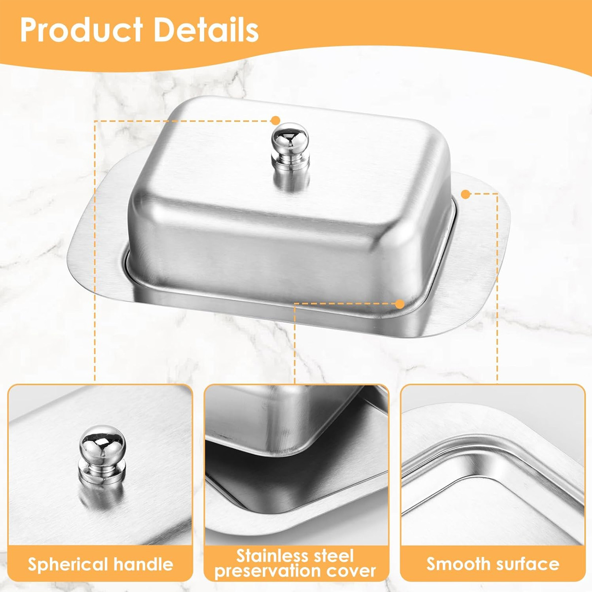 1 unidad de mantequillera de a - Kitchen Baking Dishes reseña y precio