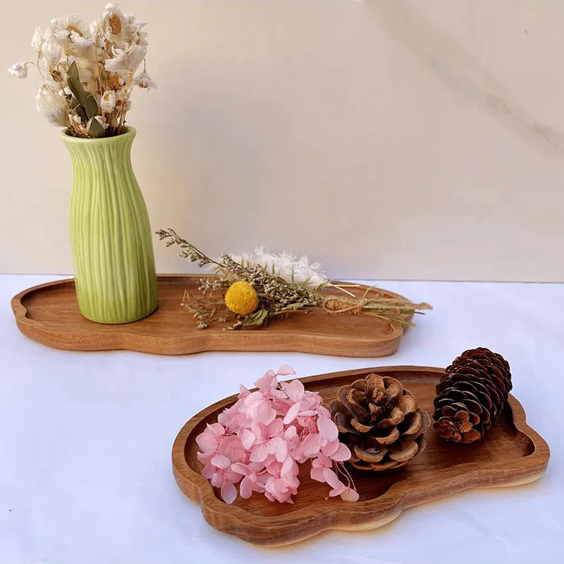 Bandeja de madera para té y ca - Kitchen Baking Dishes reseña y precio