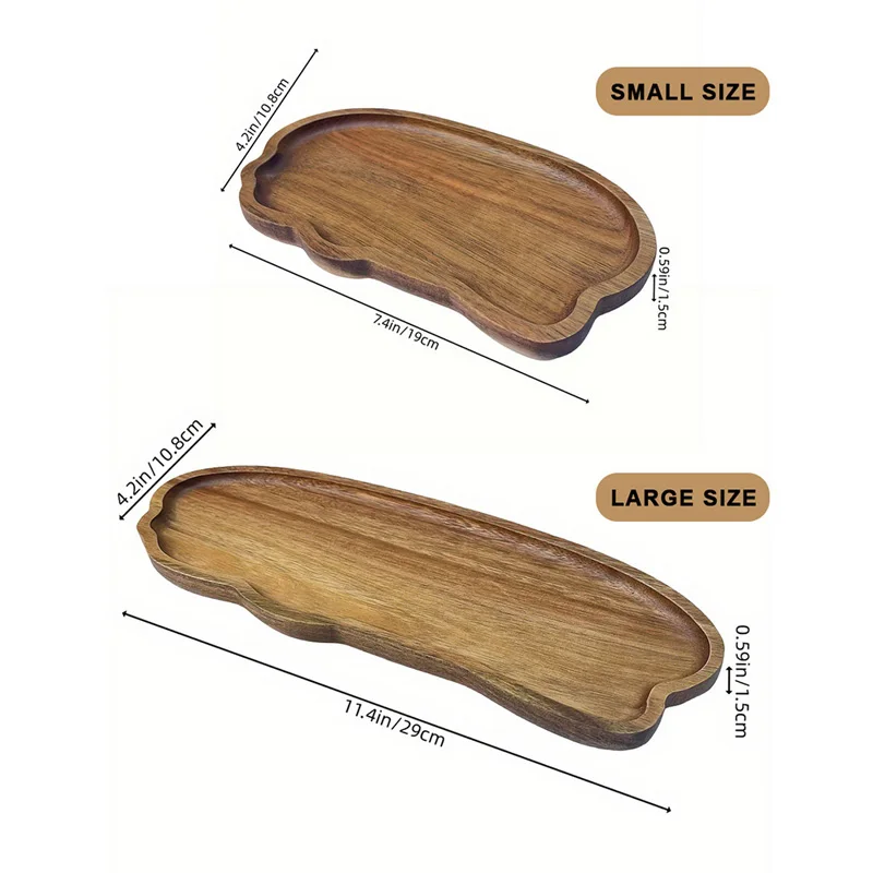 Bandeja de madera para té y ca - Kitchen Baking Dishes reseña y precio