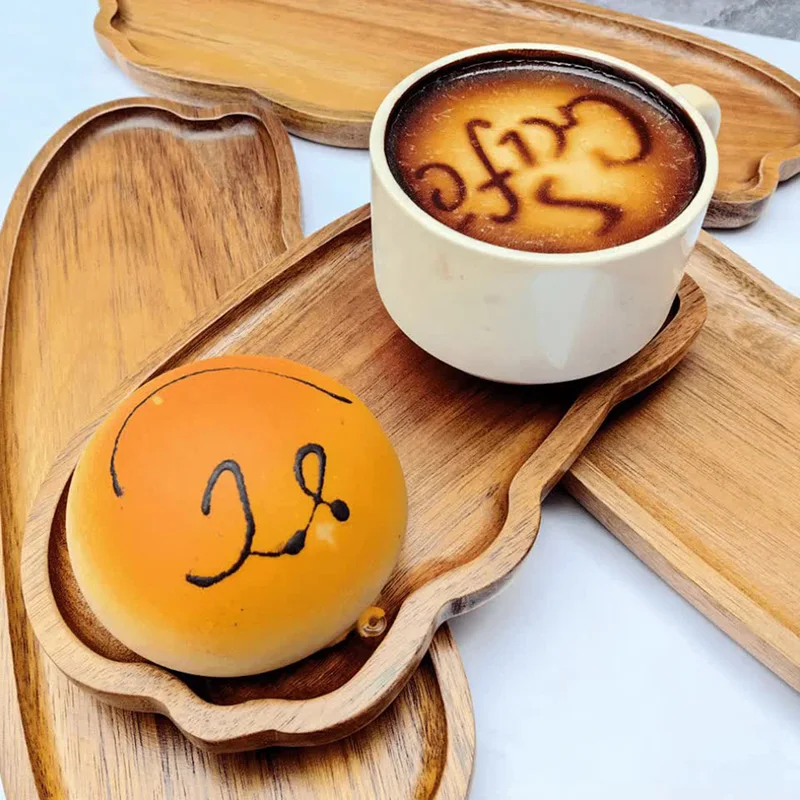 Bandeja de madera para té y ca - Kitchen Baking Dishes reseña y precio
